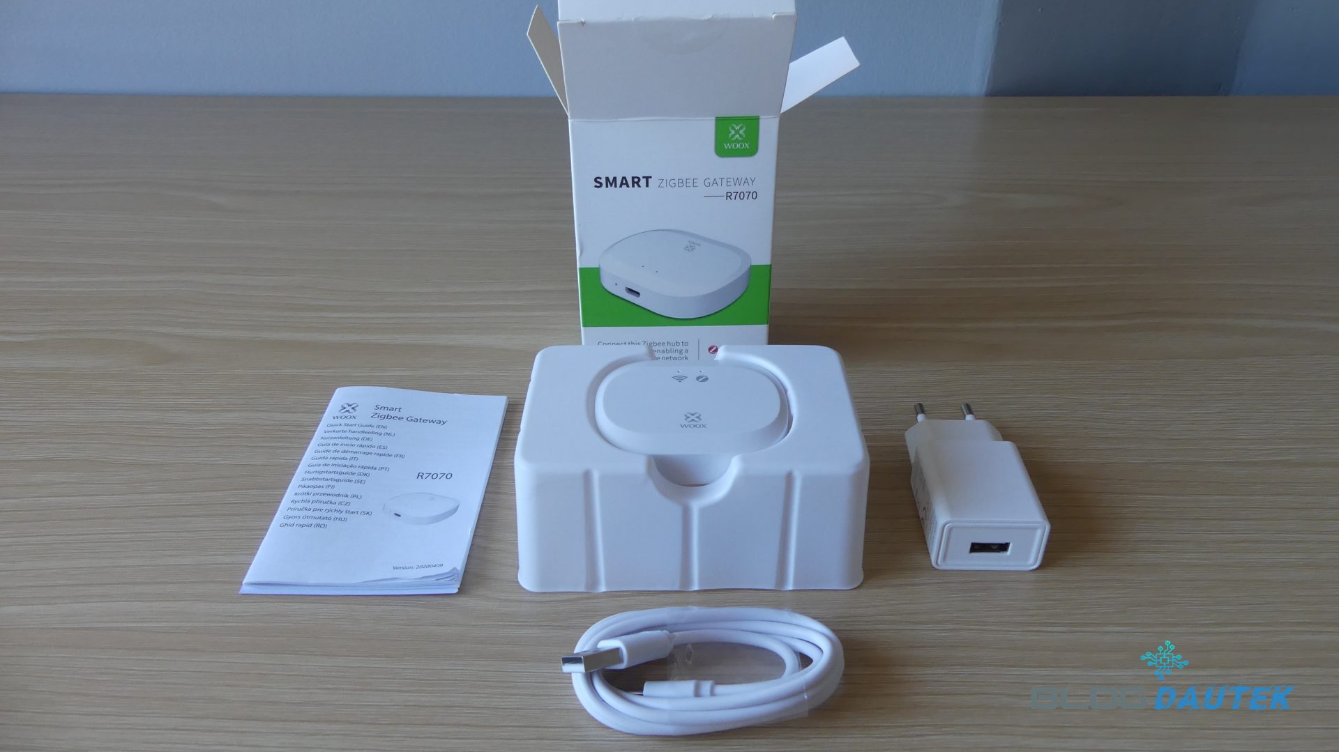 WOOX - Box domotique Zigbee + WIFI compatible SmartLife Tuya