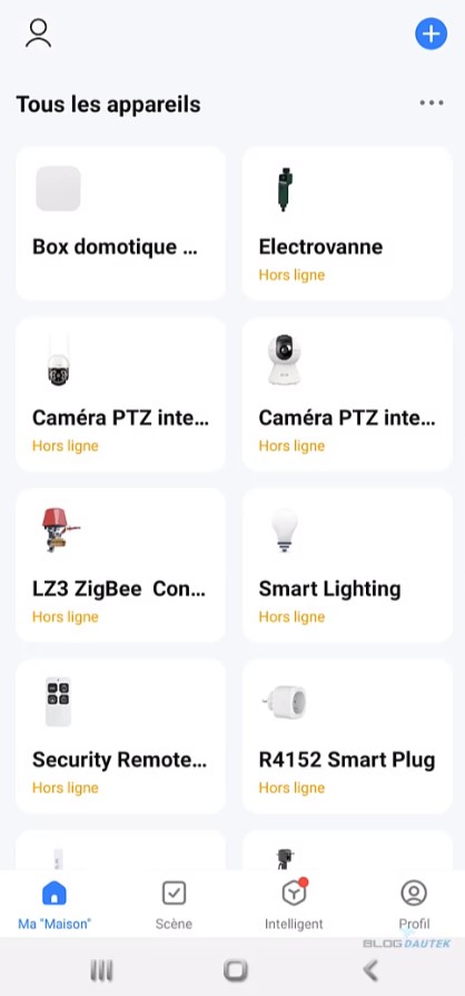 Box domotique Zigbee et Bluetooth Moes sur Smart Life