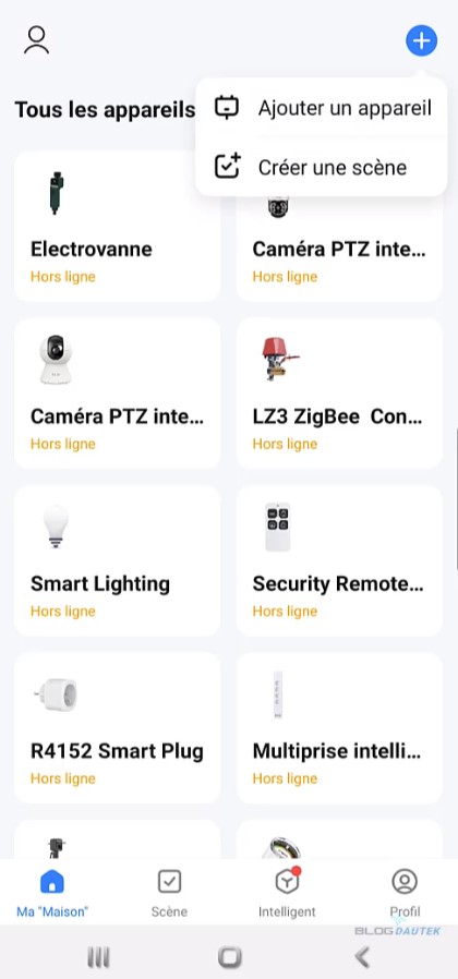 Box domotique Zigbee et Bluetooth Moes sur Smart Life