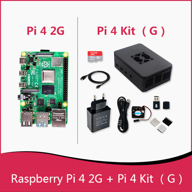 Raspberry Pi 4 Modèle B 4b RAM 2 go Core 1.5Ghz