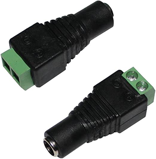 5x DC Connecteur, Femelle / alimentation 5,5/2,1mm terminal à vis