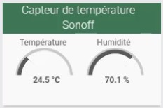 Capteur de température Sonoff sur Jeedom