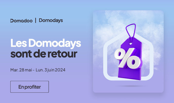 Les Domodays : Les réductions domotiques chez Domadoo du 28 mai au 03 juin 2024