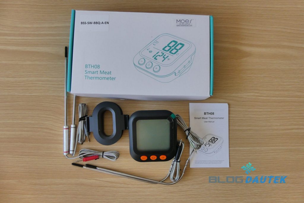 Thermomètre viande connecté Moes