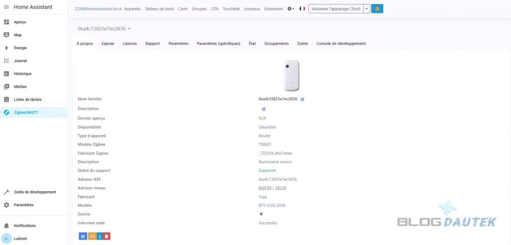 Capteur de luminosité Haozee