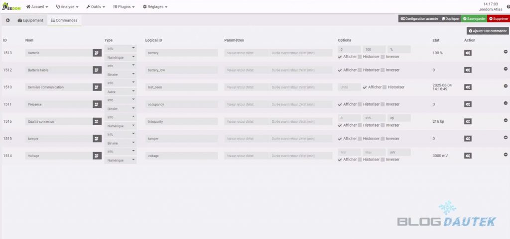 Capteur de mouvement Moes