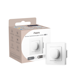 AQARA - Interrupteur variateur Zigbee 3.0 et Thread Aqara Dimmer Switch H2 EU Blanc