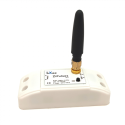 LIXEE ZIPULSES - Compteur impulsions Zigbee 3.0 (eau, gaz, électricité) - Compatible Gazpar, Home Assistant et Jeedom