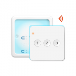 LORATAP - Interrupteur mural de scène sans fil Zigbee 3.0 - 3 boutons
