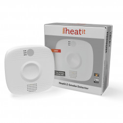 RECONDITIONNE - HEATIT_4512689 - Détecteur de fumée multifonctions Z-Wave+ Z-Smoke (sur secteur)