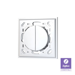 RECONDITIONNE -T2S20040002- TRIO2SYS - Interrupteur mural Zigbee 2 boutons compatible ODACE
