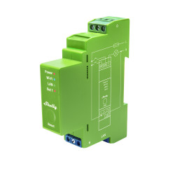 SHELLY - Module variateur rail DIN 1 canal Wi-Fi avec mesure d'énergi