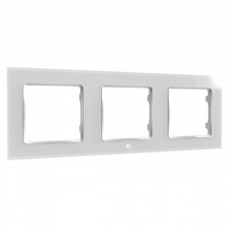 SHELLY - Plaque de finition triple pour interrupteur Shelly WF3 (blan