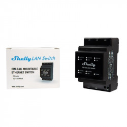 SHELLY - Switch Ethernet montable sur rail DIN