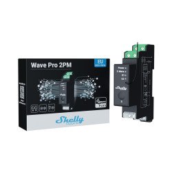 SHELLY QUBINO - Module rail DIN 2 canaux Z-Wave+ 800 avec mesure d'én