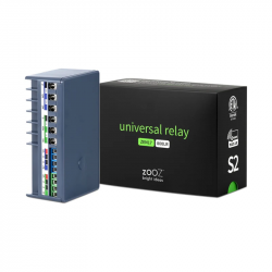 ZOOZ - Module relais universel avec 2 sorties contact sec Z-Wave+ 800
