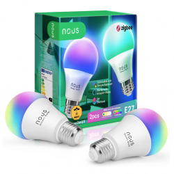 2x Ampoule connectée Zigbee compatible Tuya et Zigbee2Mqtt - NOUS