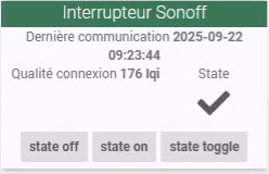 Interrupteur sans neutre Sonoff