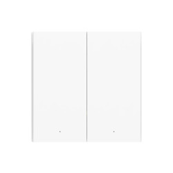 AQARA - Interrupteur mural double sans fil H1 ZigBee 3.0 - WRS-R02
