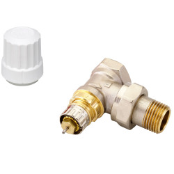 DANFOSS - Robinet de radiateur RA-IN15 en équerre avec préréglage intégré