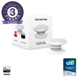 FIBARO - Bouton de commande The Button Z-Wave+, blanc