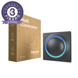 FIBARO - Interrupteur mural sans fil Z-Wave+ 700 Fibaro Walli Controller Anthracite