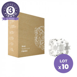 FIBARO - Mécanisme d'interrupteur Z-Wave+ Fibaro Walli Switch (Pack de 10)