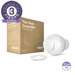 FIBARO - Pack Tête thermostatique Z-Wave+ et capteur température