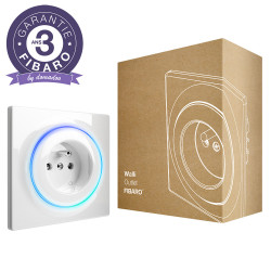 FIBARO - Prise murale intelligente Z-Wave+ Fibaro Walli Outlet type E
