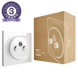 FIBARO - Prise murale TV-SAT Fibaro Walli N TV-SAT Outlet