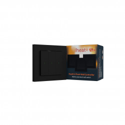 HEATIT CONTROLS - Interrupteur sans fil Z-Wave+ 700 Z-Push Wall Controller noir