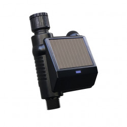 IMMAX - Programmateur d'arrosage Zigbee 3.0 Tuya avec panneau solaire
