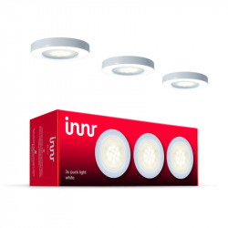 INNR - Pack de 3 Pucks encastrables - Blanc chaud - 2700K - Intensité réglable