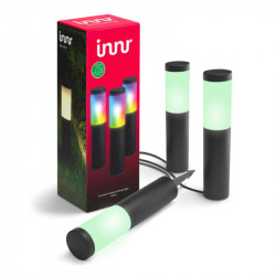 INNR - Spot Cylindre LED connecté Zigbee pour Jardin - Pack de 3