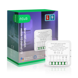 Module connecté WIFI Tuya ON/OFF 16A 1/2 canaux - NOUS