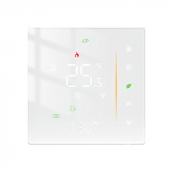 MOES - Thermostat intelligent WIFI TUYA Blanc pour plancher chauffant hydraulique 3A