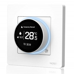 MOES - Thermostat Zigbee Chaudière Eau/Gaz (Blanc)