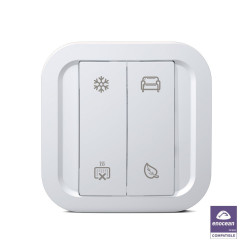 NODON - Interrupteur mural EnOcean pour module fil pilote