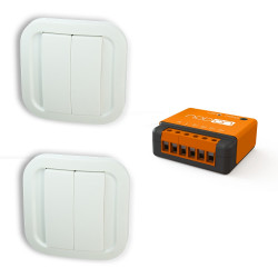 NODON - Pack éclairage double va et vient EnOcean