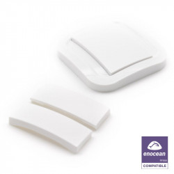 NODON Interrupteur mural EnOcean sans fils et sans piles - Cozi White