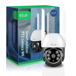 NOUS - Caméra connectée extérieure WIFI TUYA PTZ IP (3 MP)