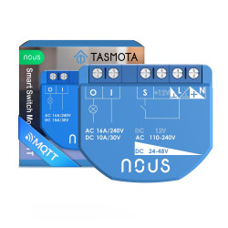 NOUS - Module WIFI Tasmota ON/OFF (ESP32) 10A DC - 16A AC