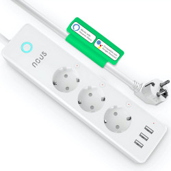 NOUS - Multiprise intelligente WIFI 15A + mesure de consommation TUYA