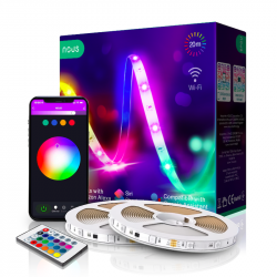 NOUS - Ruban de LED connecté RGB WIFI TUYA (20m)