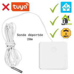 OWON - Capteur de température déporté sur câble Zigbee (20m)
