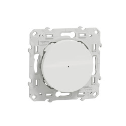 SCHNEIDER ELECTRIC - Variateur poussoir connecté Zigbee 3.0 Wiser Odace blanc