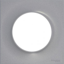 SCHNEIDER ELECTRIC Plaque de finition ALU pour interrupteur ODACE