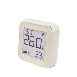SHELLY - Capteur de temp et hum Wi-Fi Shelly Plus H&T Gen 3 (Ivoire)