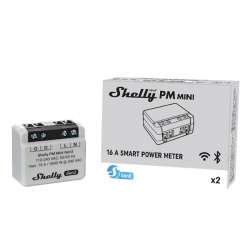 SHELLY - Micromodule compteur d'énergie monophasé 16A Shelly PM Mini