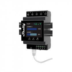 SHELLY - Module rail DIN 2 canaux Wi-Fi pour VR Shelly Pro Dual Cover
